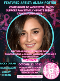 Alisan Porter for breast cancer charity Pawsitively 4 Pink