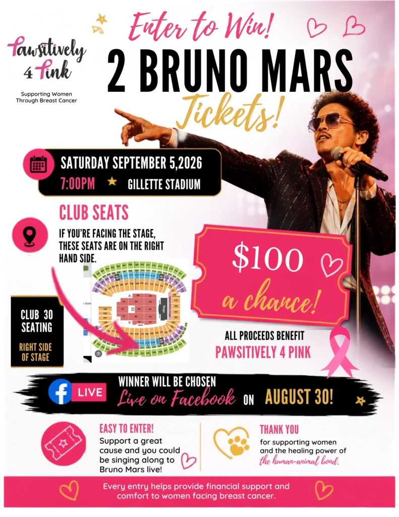 Bruno Mars Club Seat Giveaway Benefiting